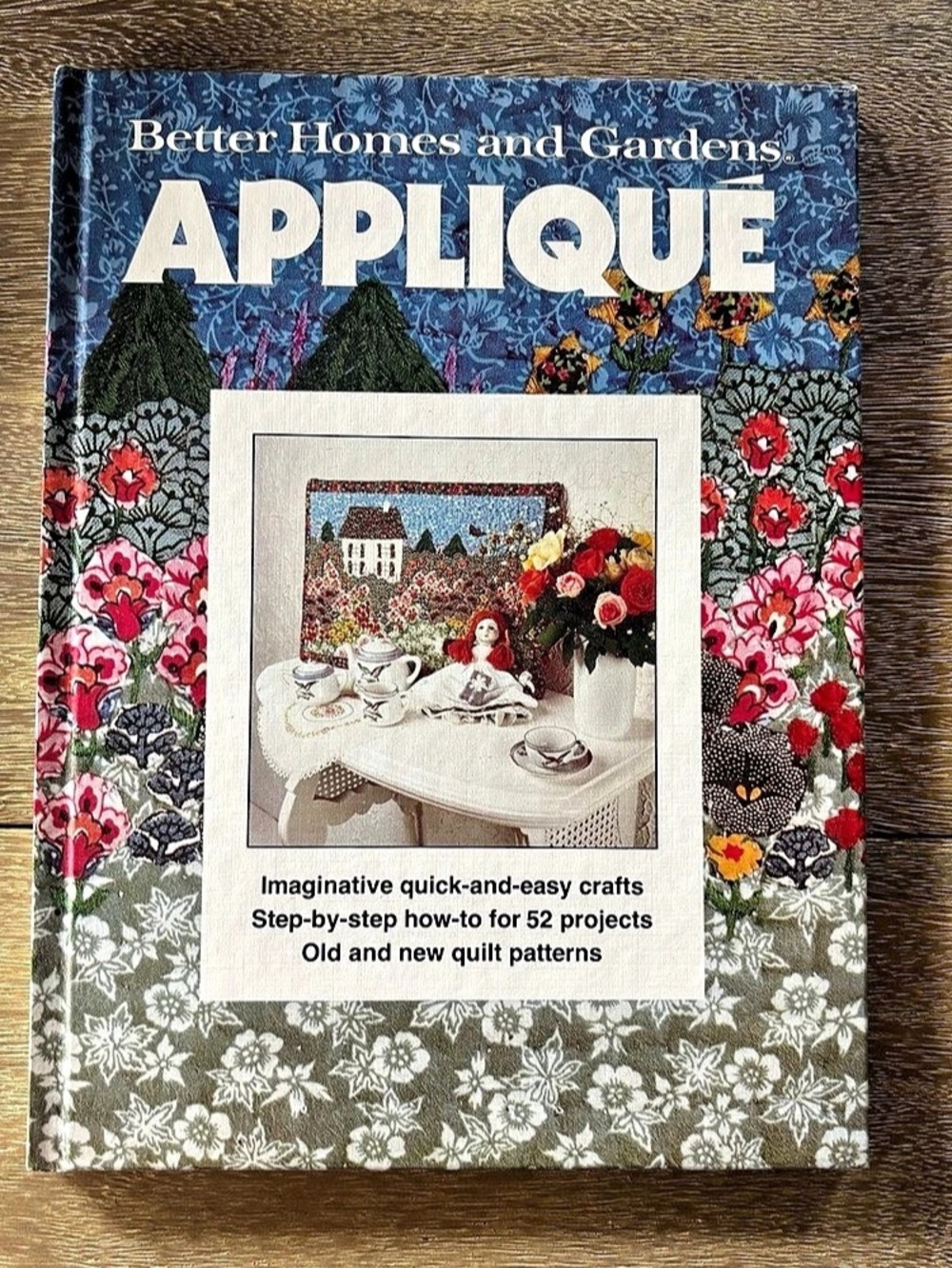 Vintage Better Homes and Gardens Applique Craft Hardcover Book